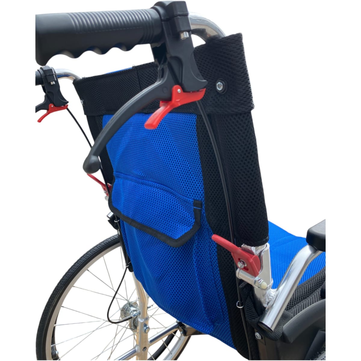 Silla de Ruedas Aluminio Ultra Liviano Aro 20-Azul7