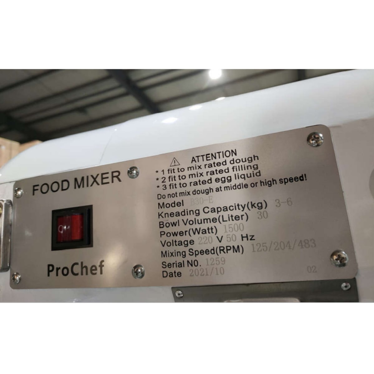 Batidora Planetaria Industrial 30 LT 3 velocidades4