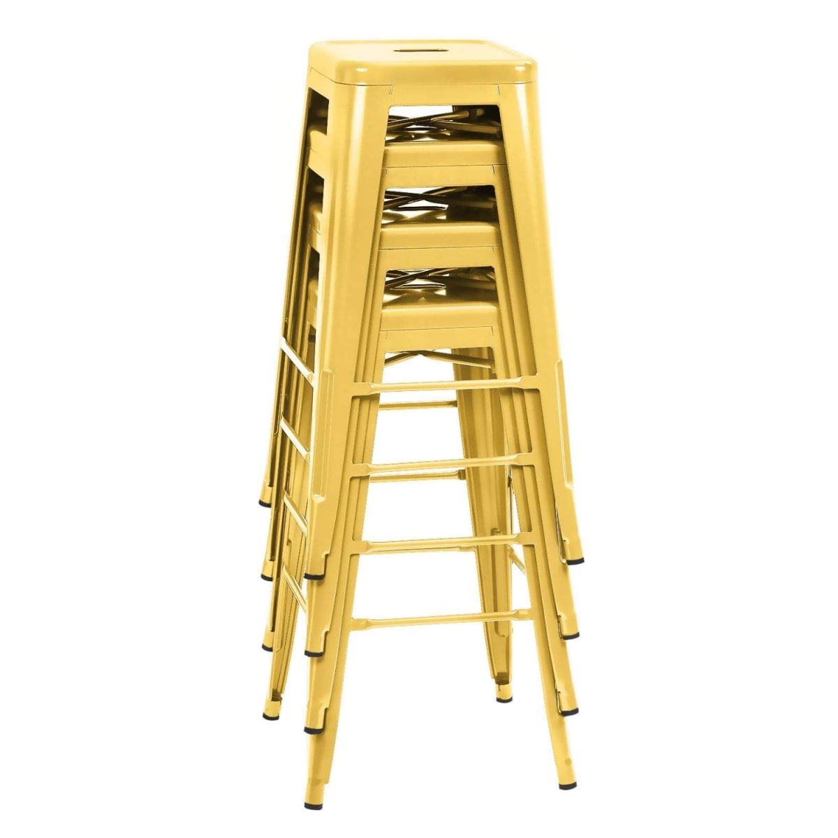 Piso Alto Tolix Amarillo Brillante. Sin Caja8