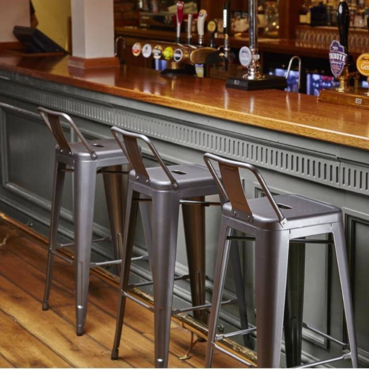 Silla Alta Tolix Gris Gunmetal. Sin Caja4