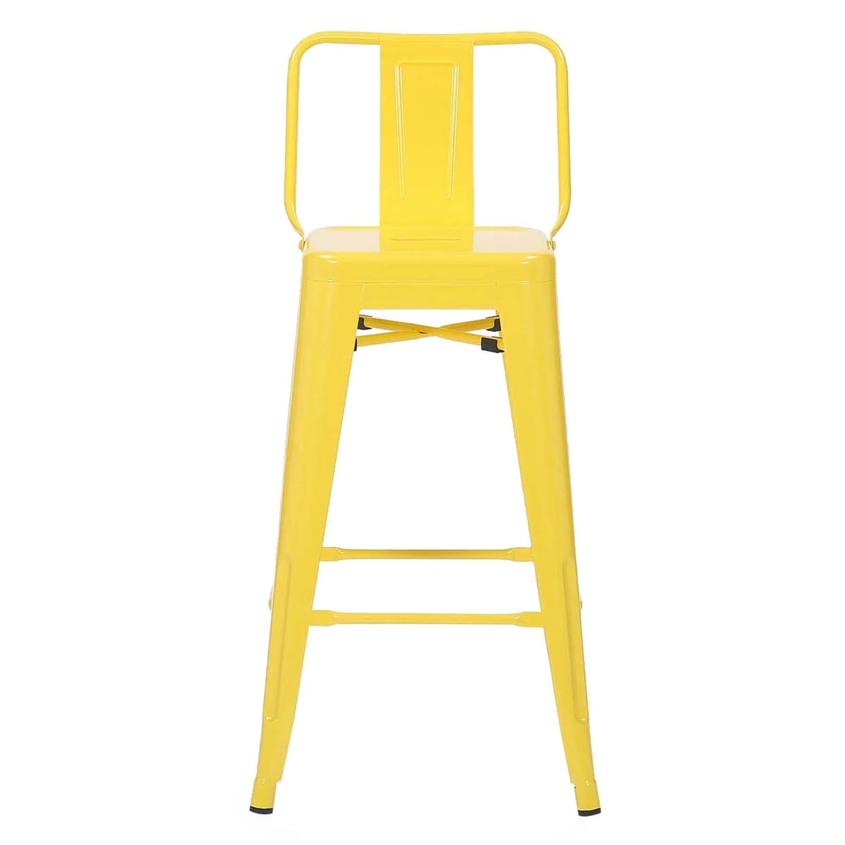 Silla Alta Tolix Amarillo Brillante. Sin Caja2