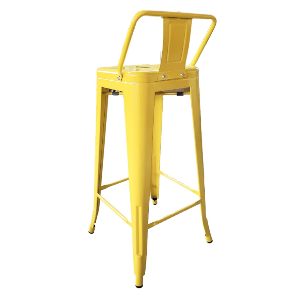 Silla Alta Tolix Amarillo Brillante. Sin Caja4