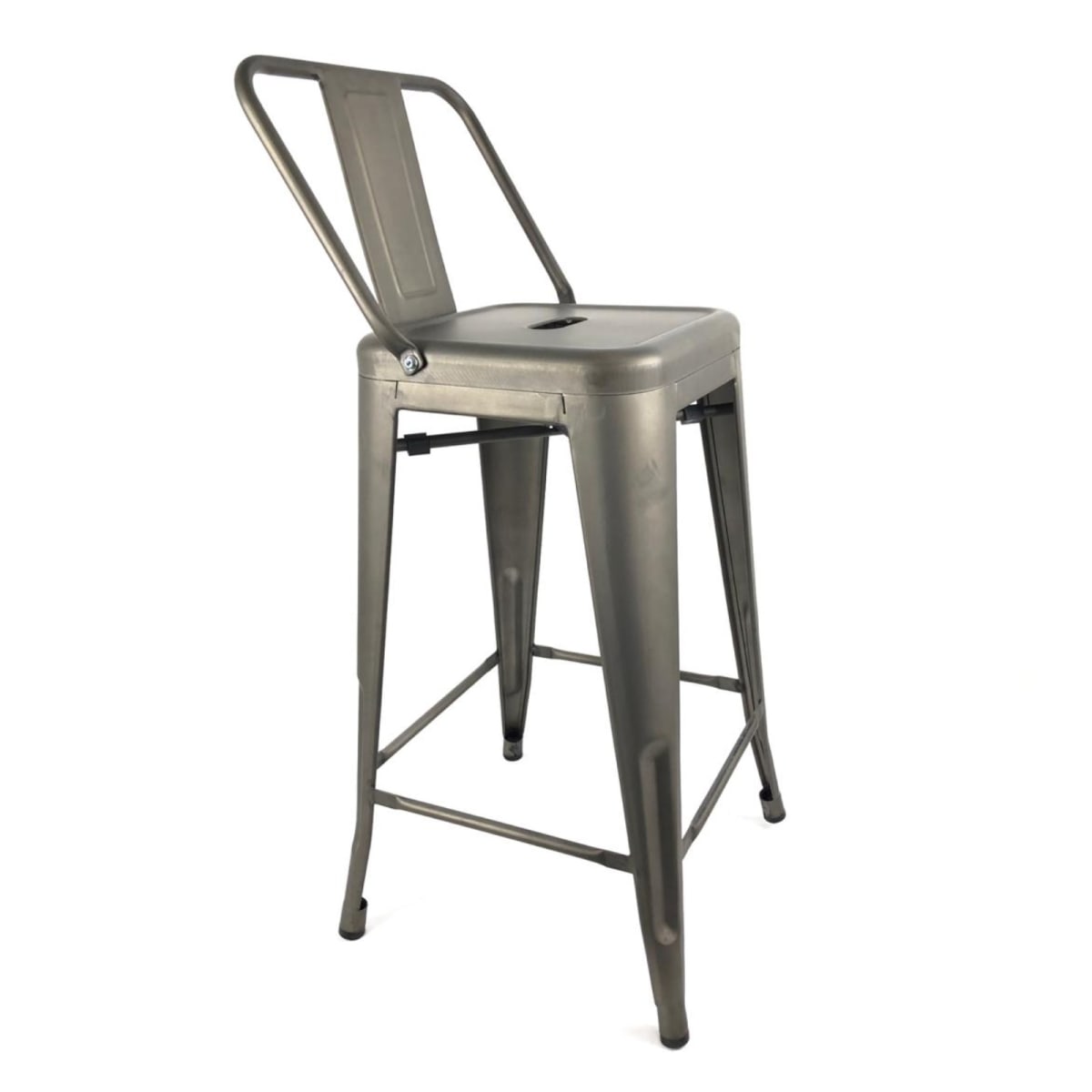 Silla Alta Tolix Gris Gunmetal. Sin Caja3