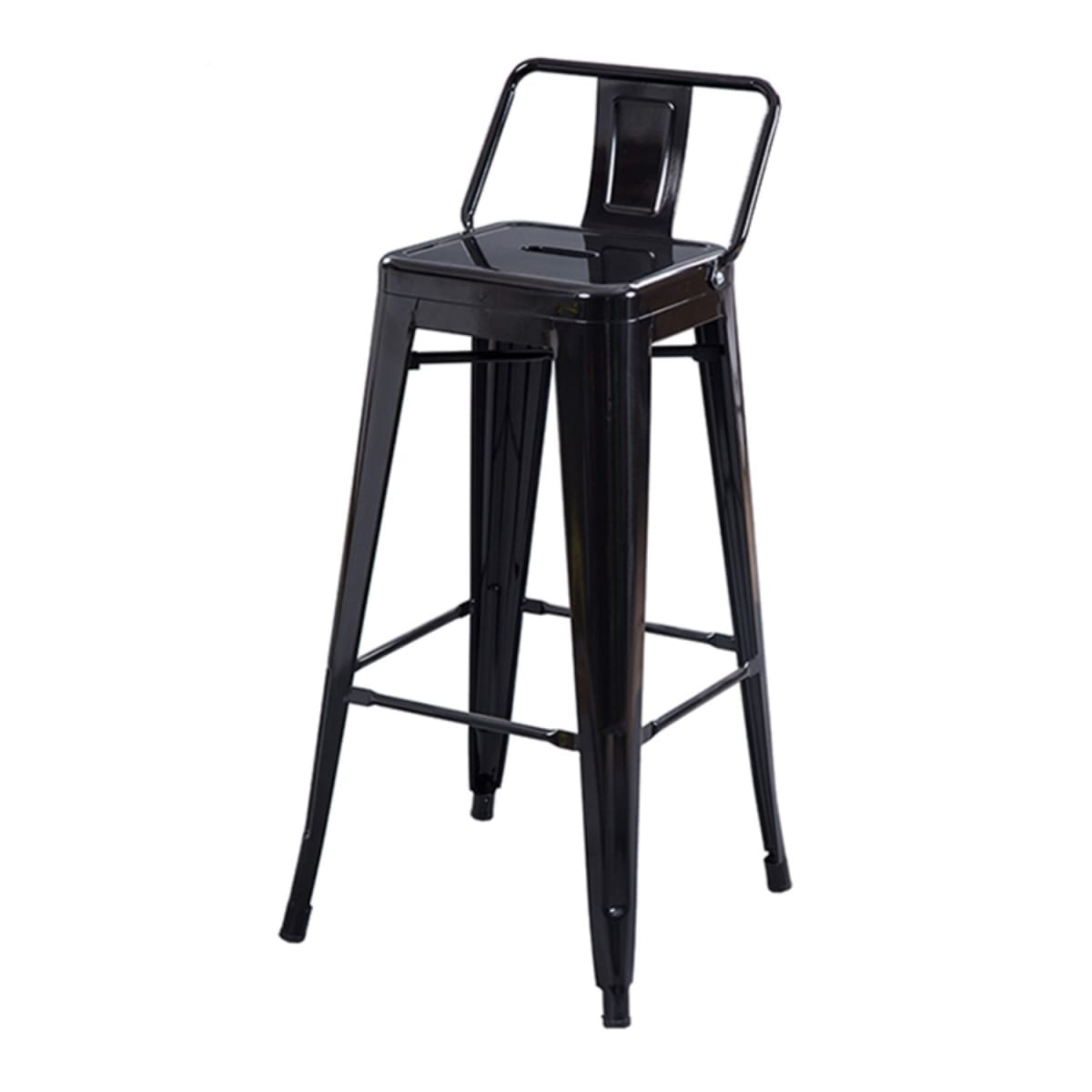 Silla Alta Tolix Negro Mate. Sin Caja1