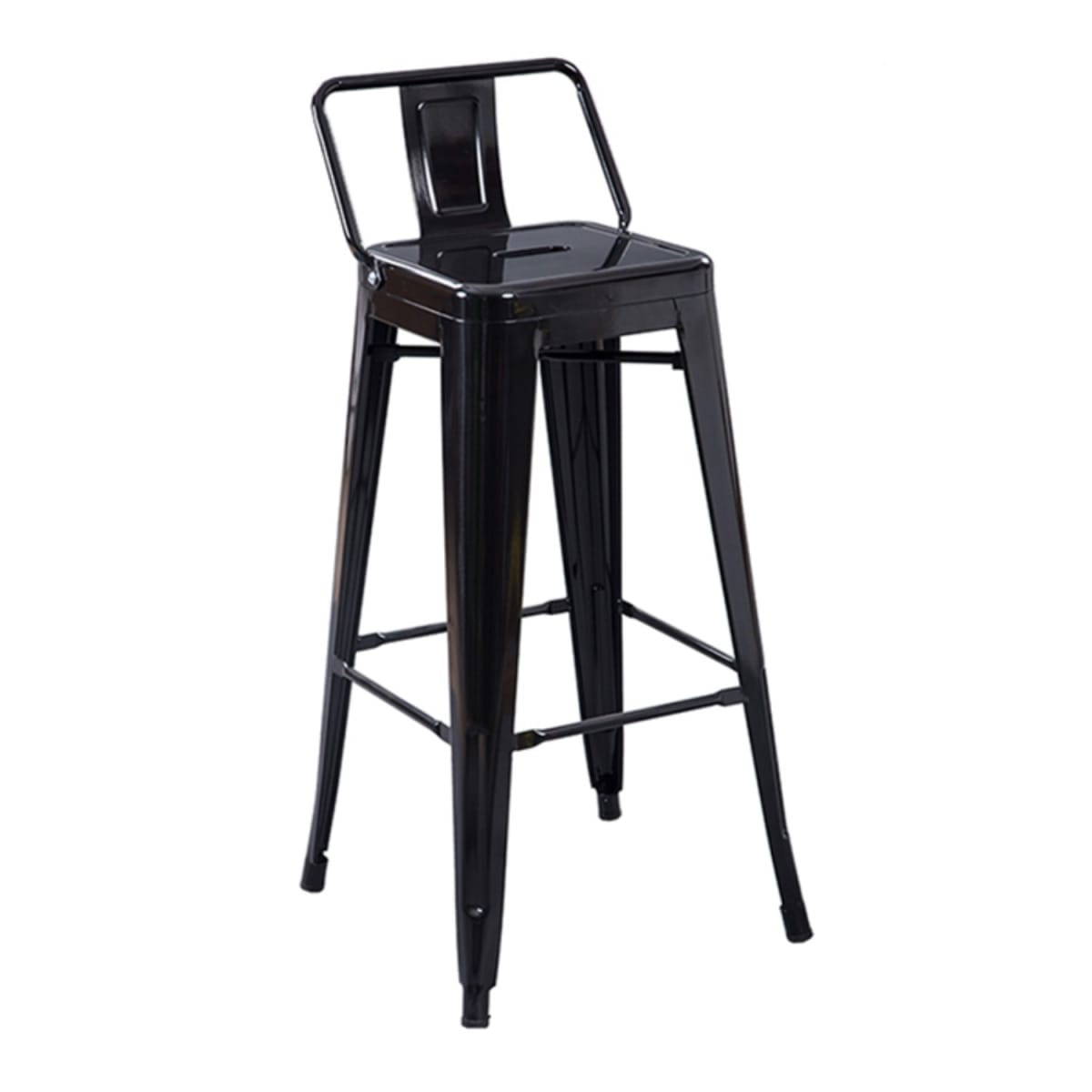 Silla Alta Tolix Negro Mate. Sin Caja3