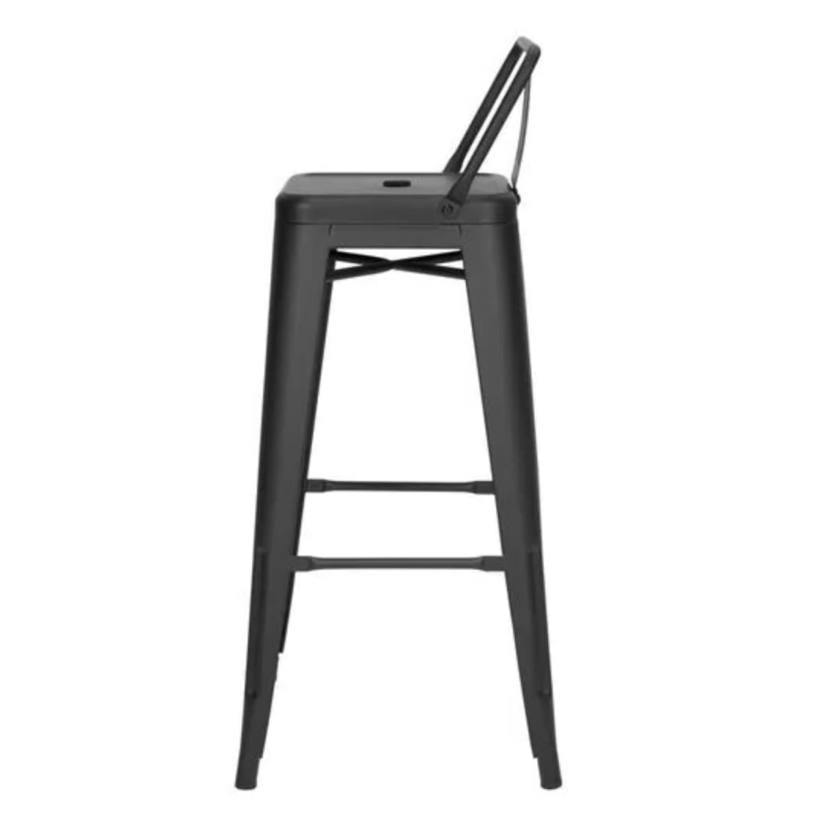 Silla Alta Tolix Negro Mate. Sin Caja5