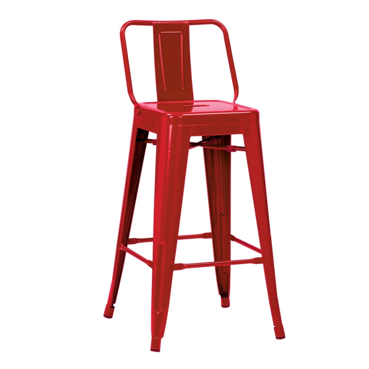 Silla Alta Tolix Rojo Brillante. Sin Caja4