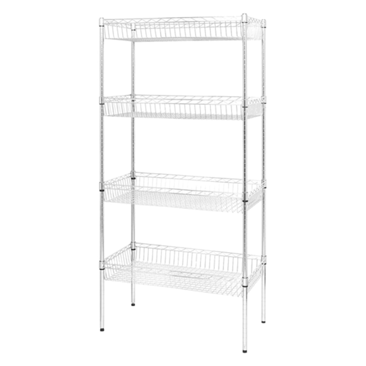 Estante 4 Canastos 90x45x180 cm. Capacidad 400 kg.1