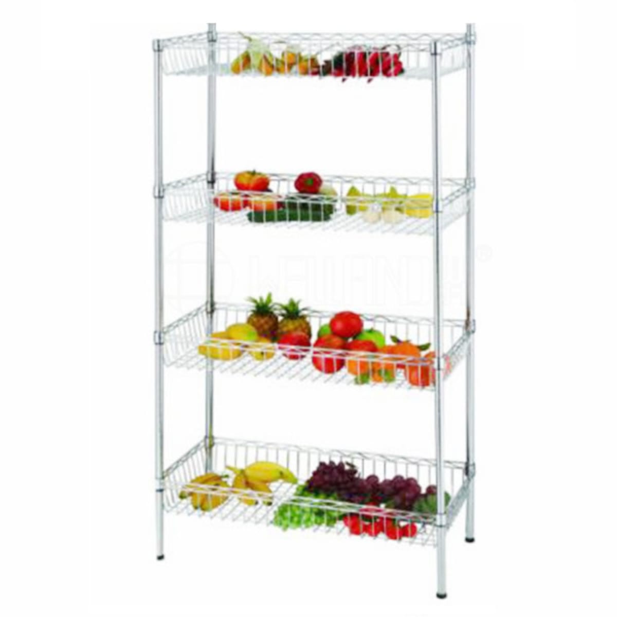 Estante 4 Canastos 90x45x180 cm. Capacidad 400 kg.3