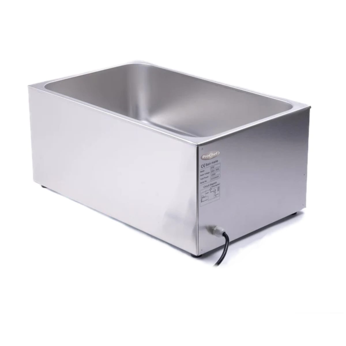 Baño Maria Electrico 20 Lt Sin Despiche GN 1/1 Inox.3