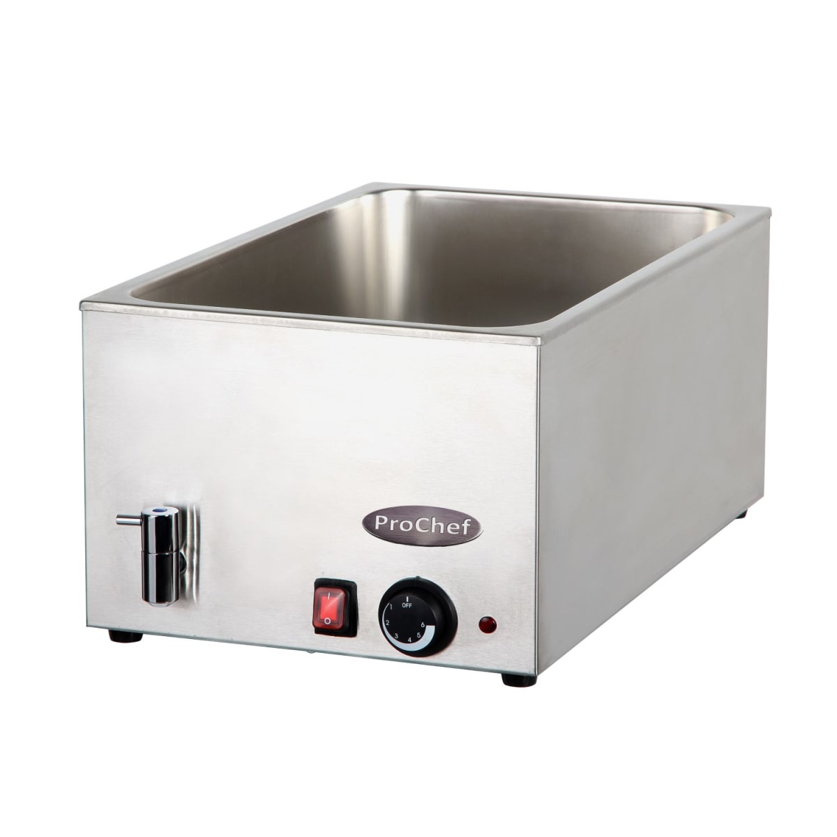 Baño Maria Eléctrico 20 Lt Con Despiche GN 1/1 Inox.2