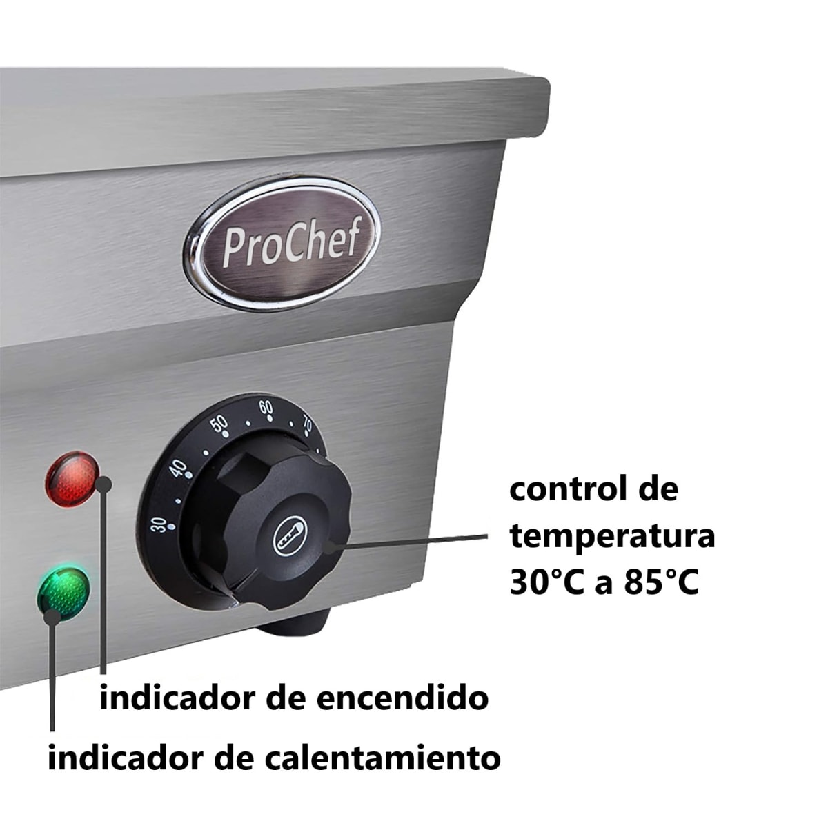 Vitrina de Calor Baño Maria Sobremesa 2 x GN 1/25