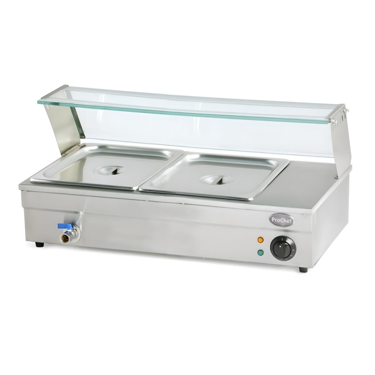Vitrina de Calor Baño Maria Sobremesa 2 x GN 1/21