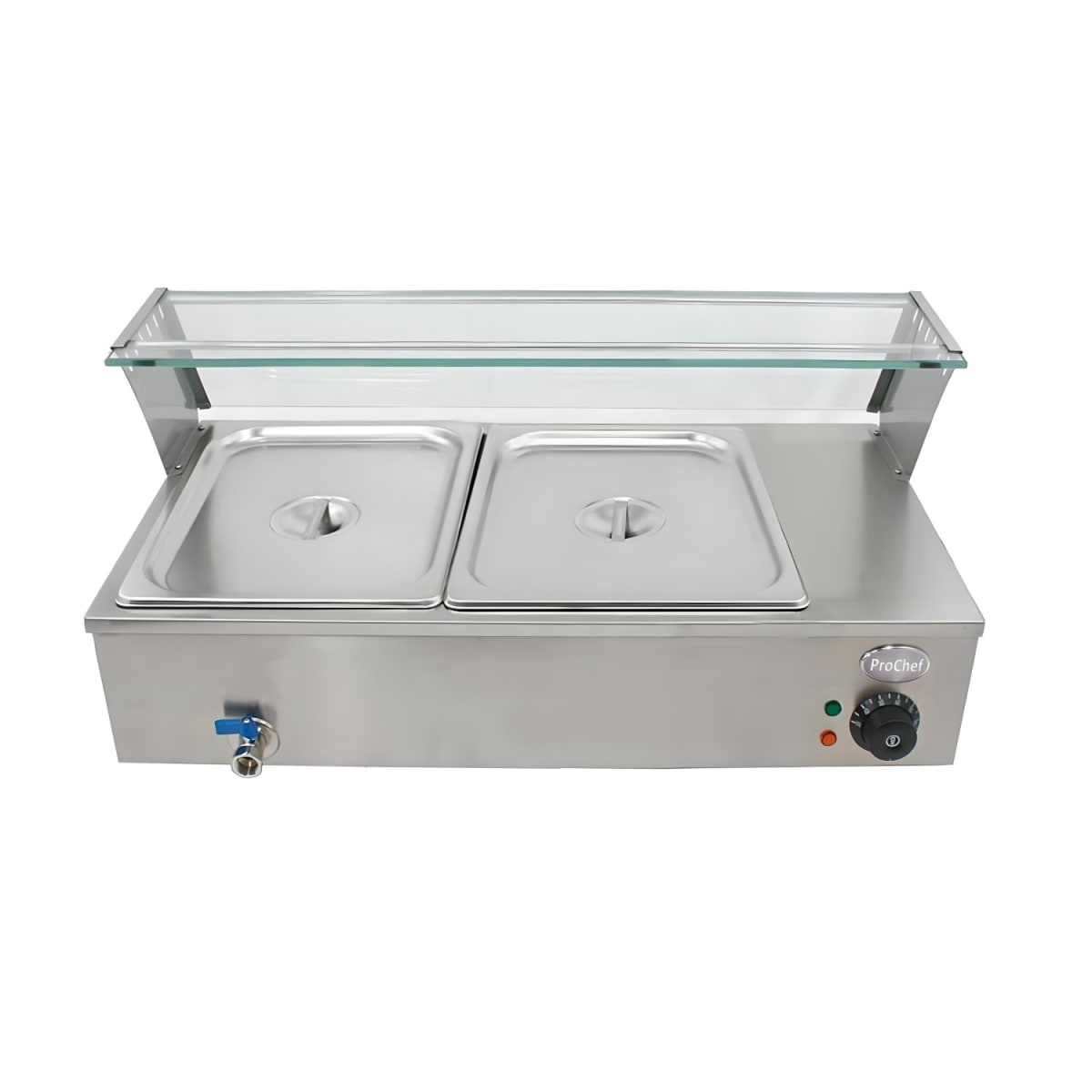 Vitrina de Calor Baño Maria Sobremesa 2 x GN 1/22