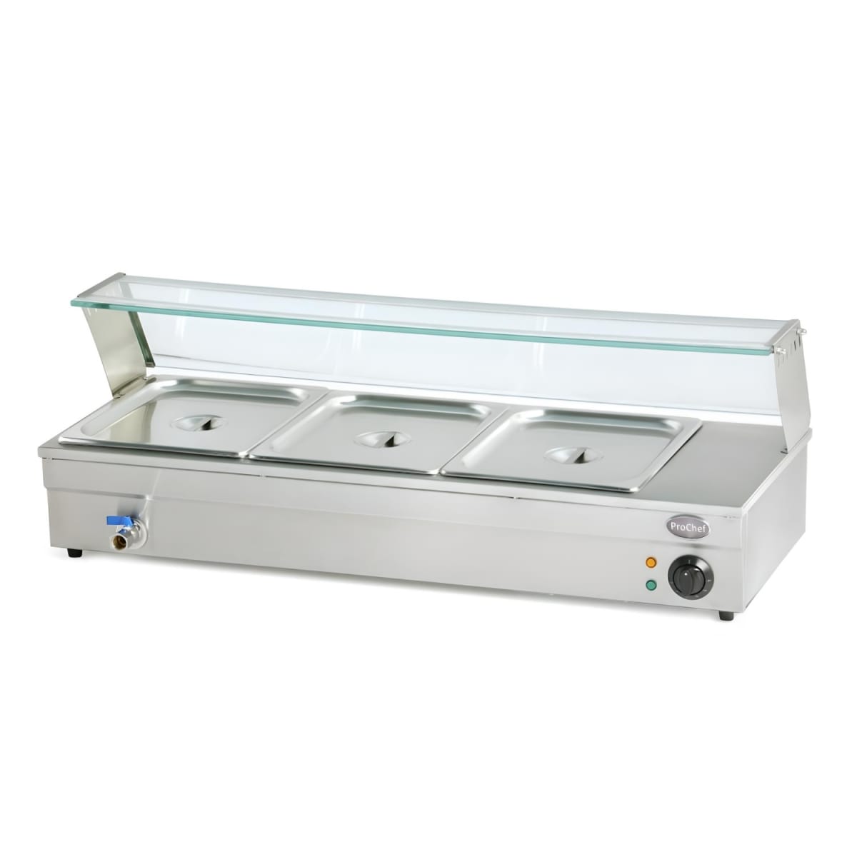 Vitrina de Calor Baño Maria Sobremesa 3 x GN 1/23