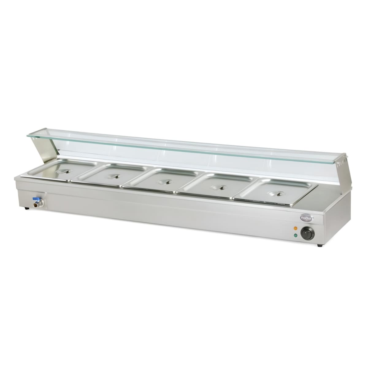 Vitrina de Calor Baño Maria Sobremesa 5 x GN 1/21
