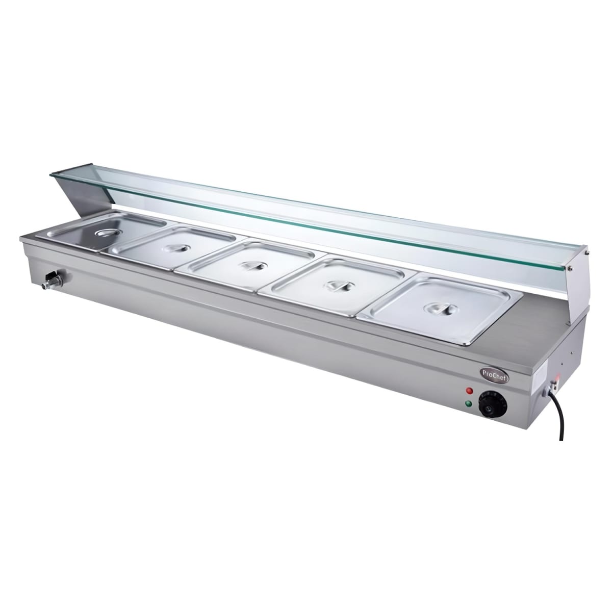 Vitrina de Calor Baño Maria Sobremesa 5 x GN 1/23