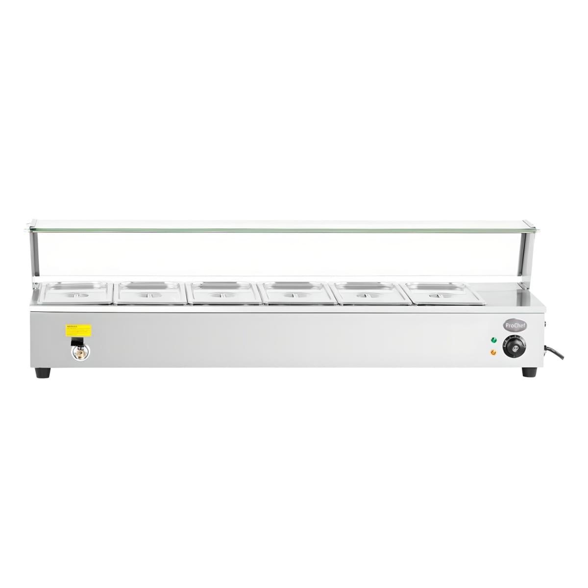 Vitrina de Calor Baño Maria Sobremesa 6 x GN 1/22