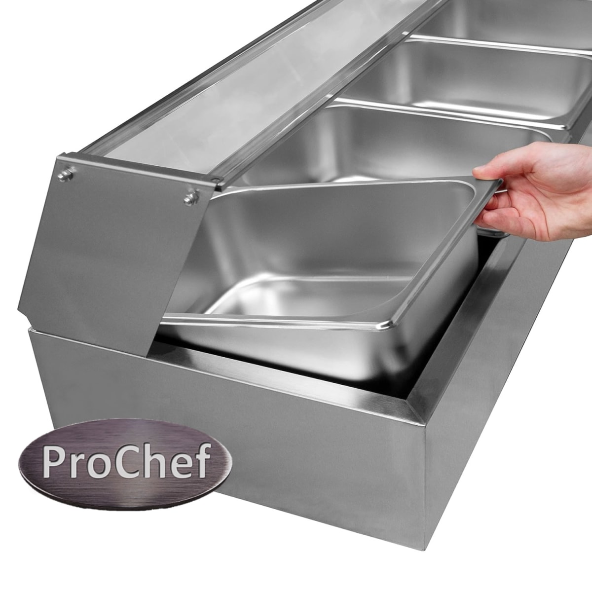 Vitrina de Calor Baño Maria Sobremesa 5 x GN 1/210