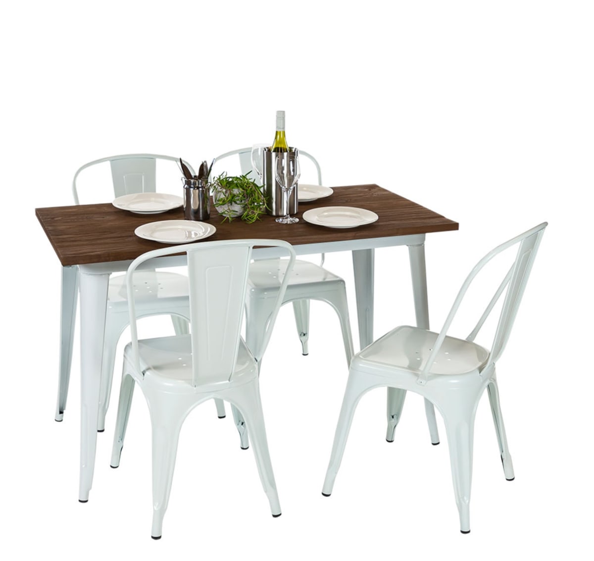 Silla Tolix Blanco Brillante. Sin Caja10