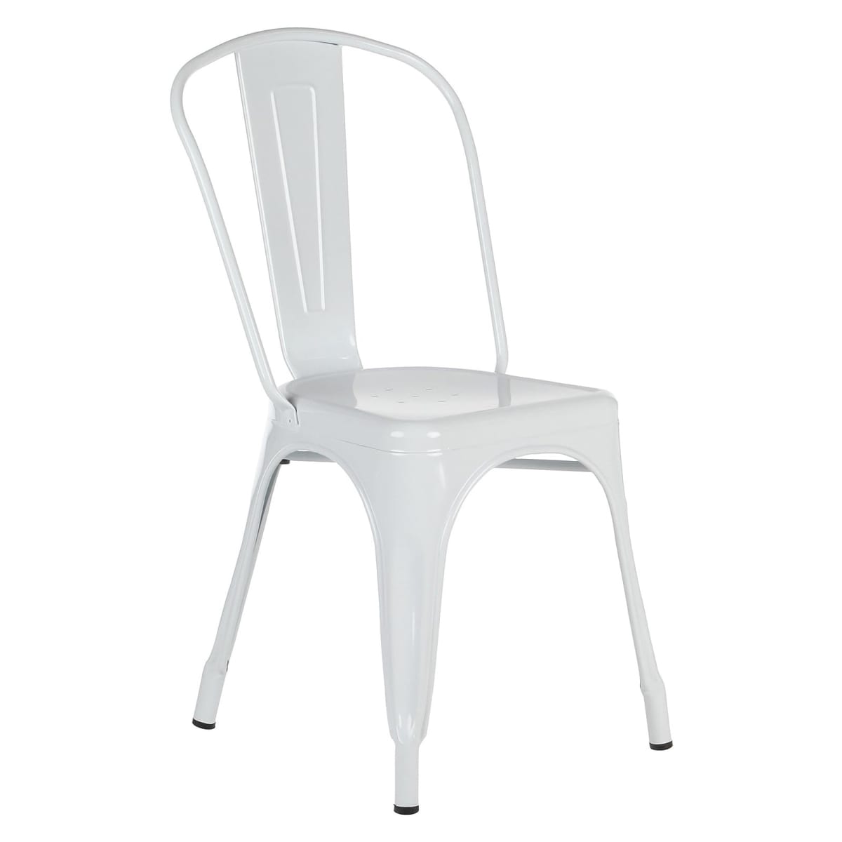 Silla Tolix Blanco Brillante. Sin Caja1