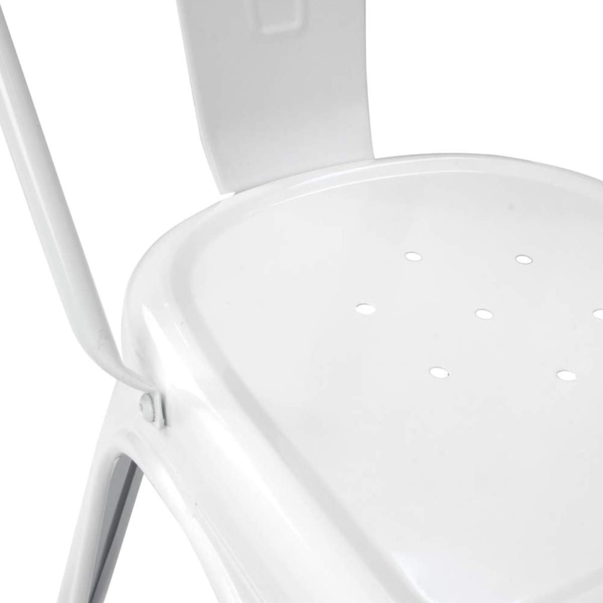 Silla Tolix Blanco Brillante. Sin Caja5