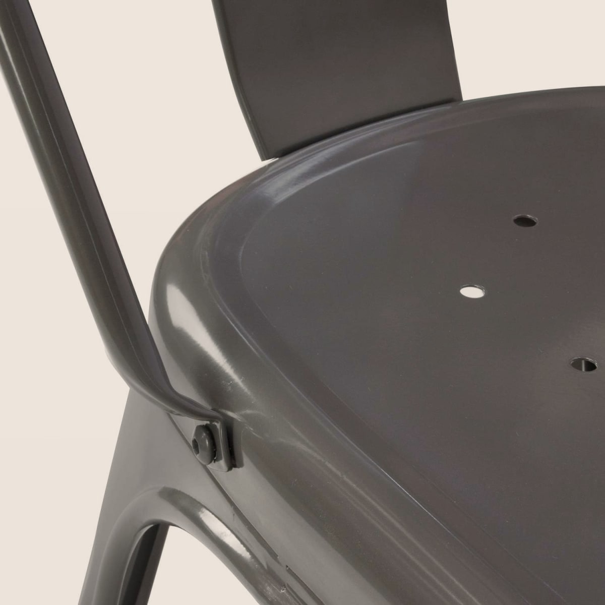 Silla Tolix Gris Gunmetal. Sin Caja6