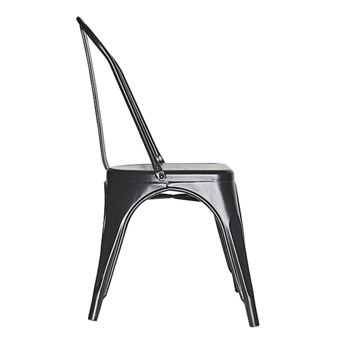 Silla Tolix Negro Mate. Sin Caja3