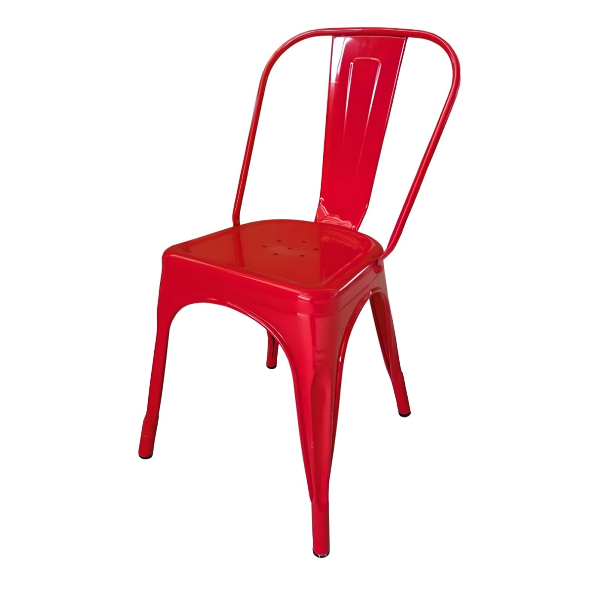 Silla Tolix Rojo Brillante. Sin Caja9