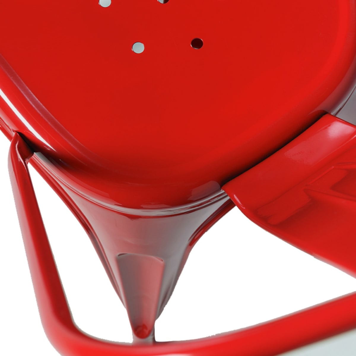 Silla Tolix Rojo Brillante. Sin Caja6