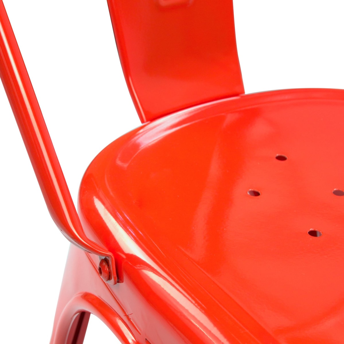 Silla Tolix Rojo Brillante. Sin Caja5