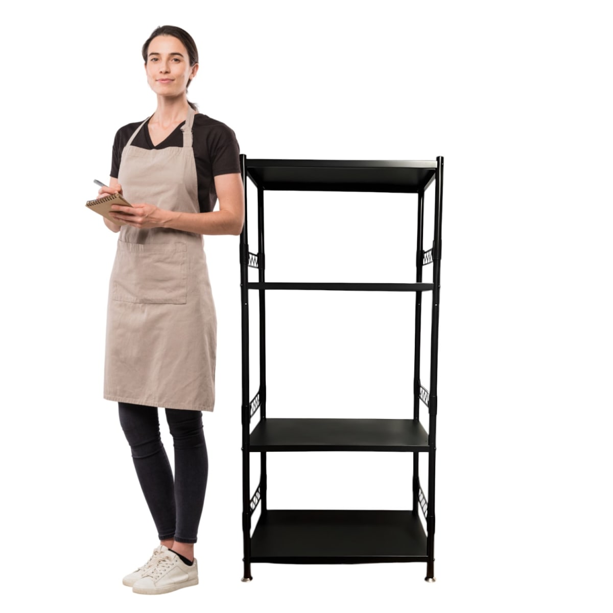 Estante Deco 4 Bandejas Acero 60x40x132 cm1