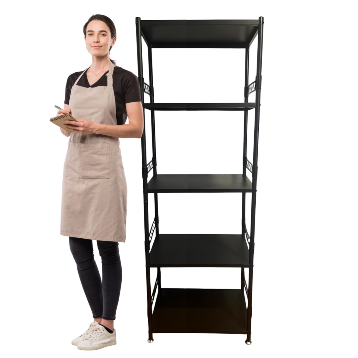 Estante Deco 5 Bandejas Acero 60x40x173 cm1