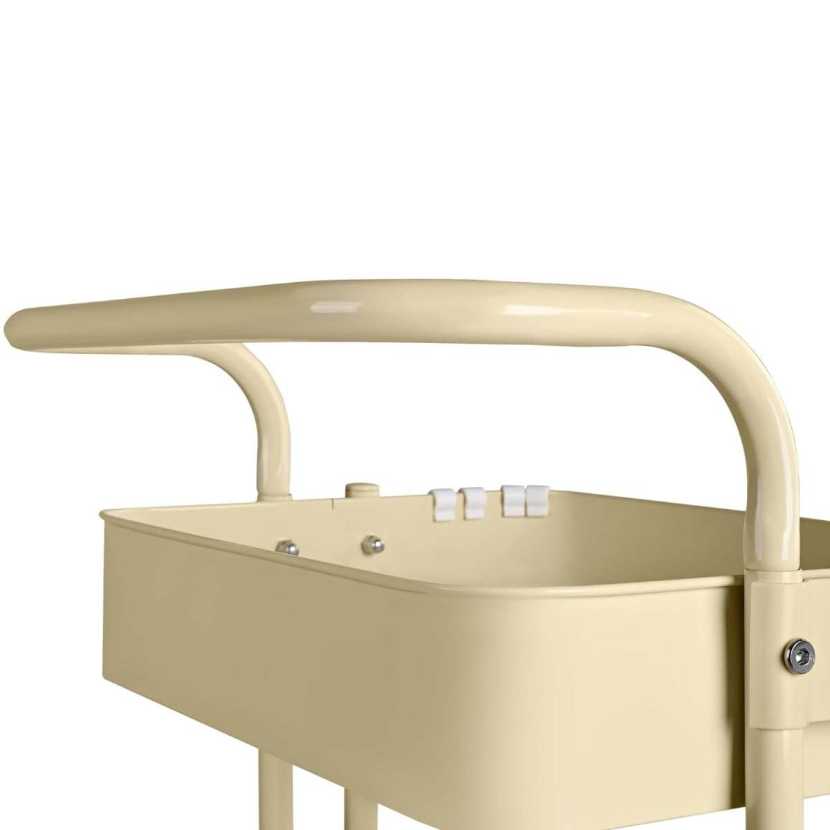 Carro Organizador Multiuso 3 Niveles 100% Acero Crema10