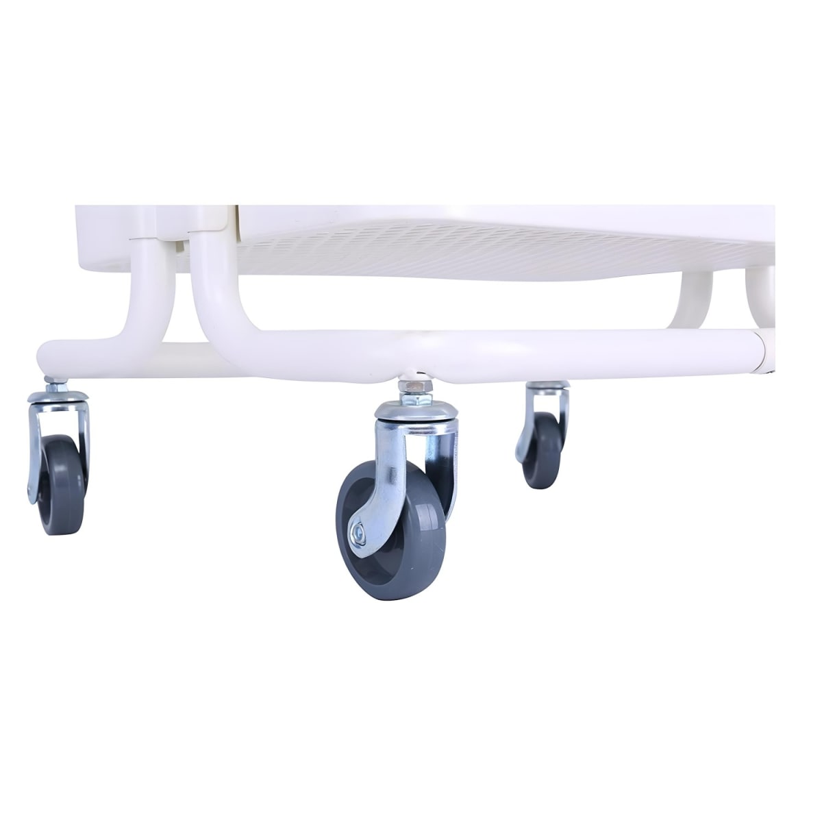 Carro Multiuso Organizador 3 Niveles 100% Acero Blanco9