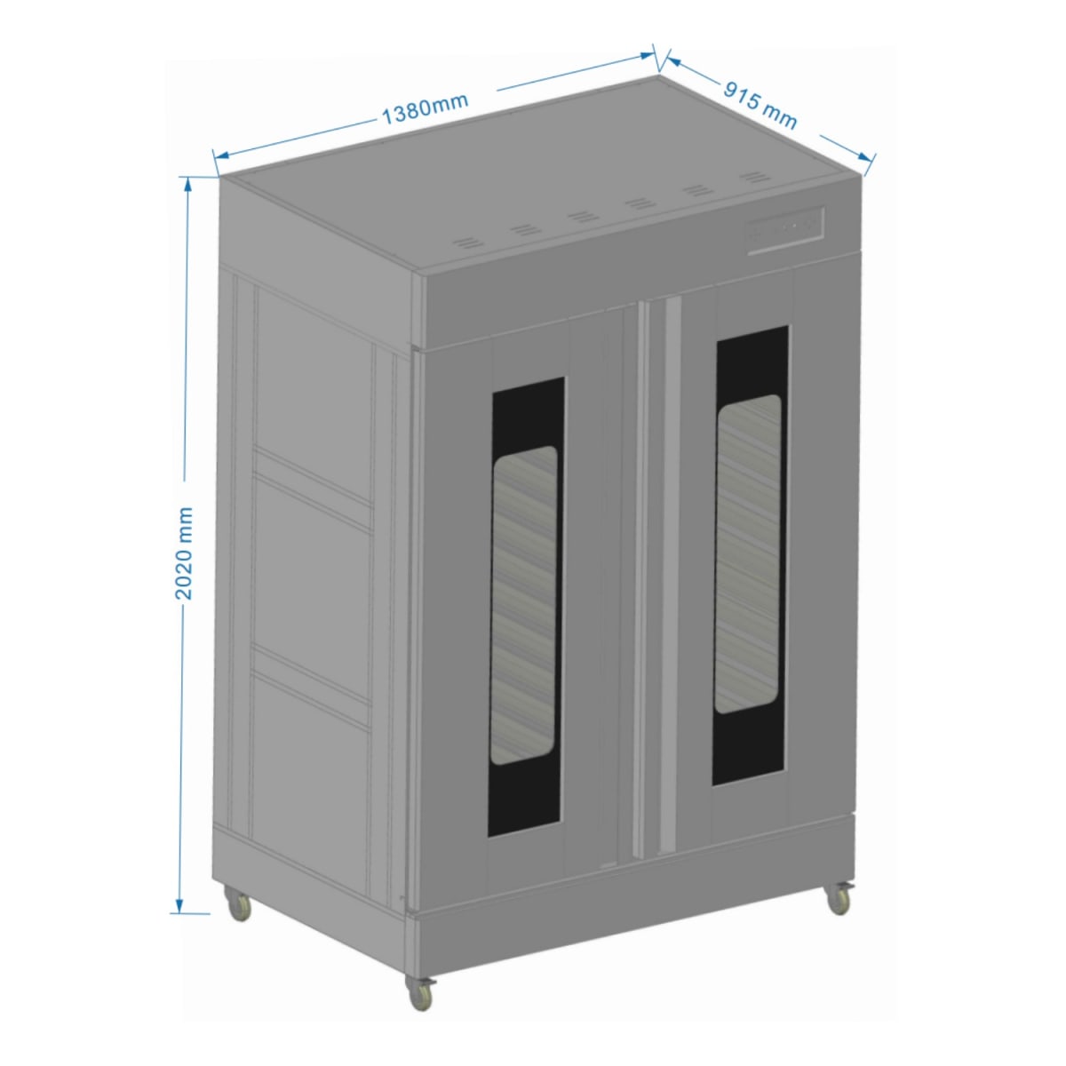 Camara Fermentadora 32 bandejas 68x58  ó 64 bandejas 60x404