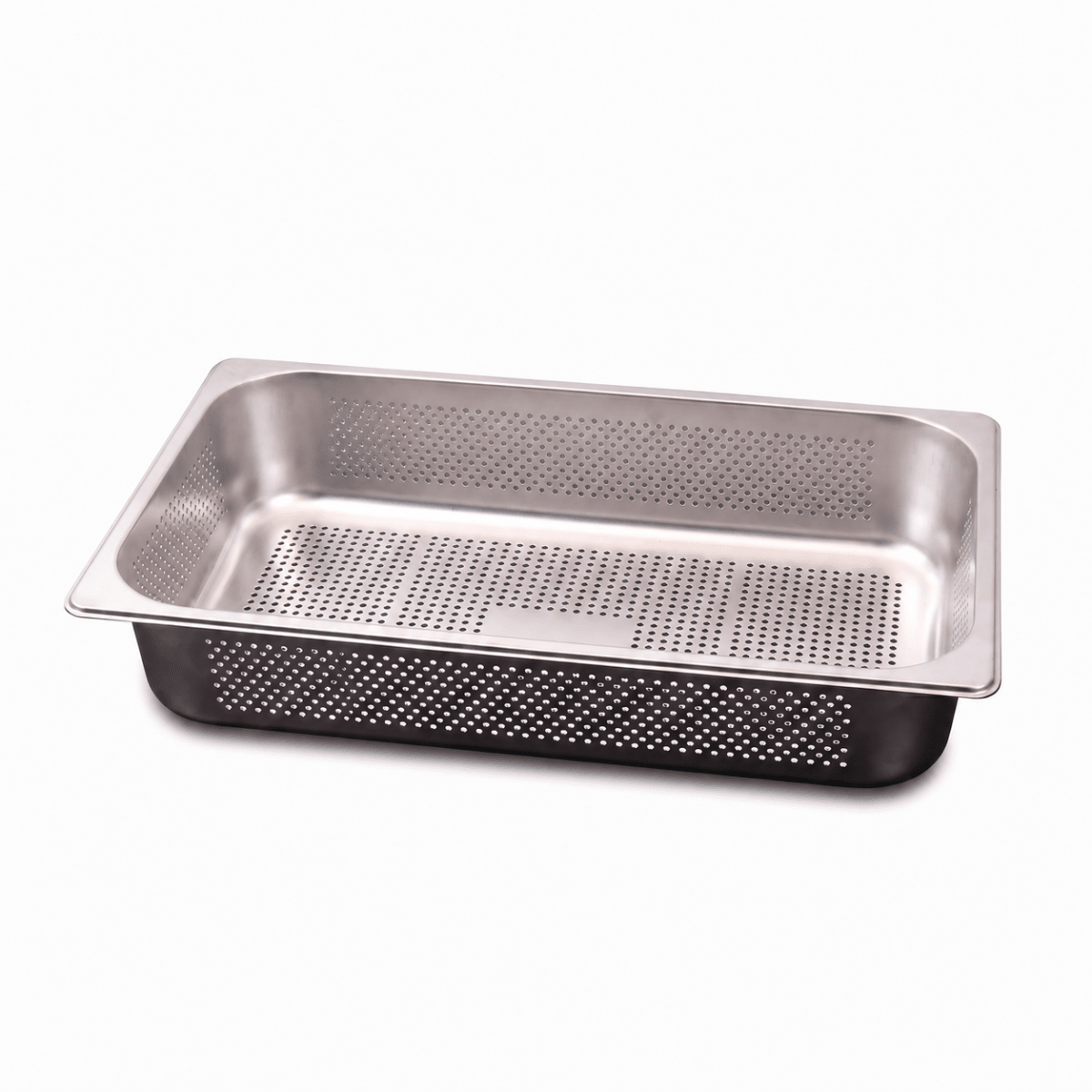 Pack 6 Depositos Gastro GN 1/1 x 100 mm Acero Inox PERFORADO2