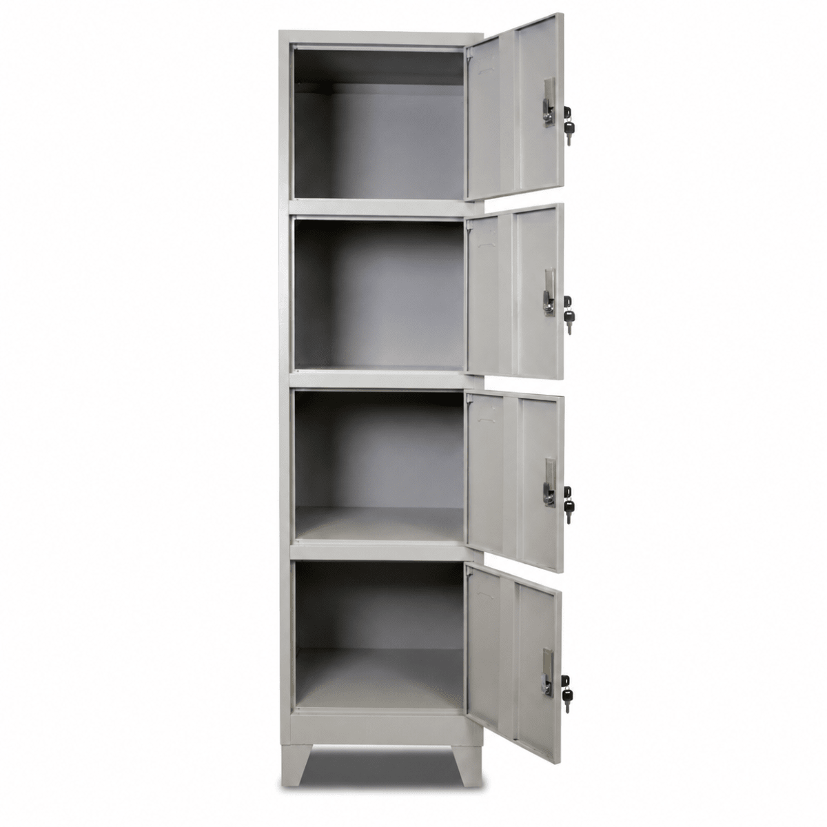 Locker casillero metálico 1 cuerpo 4 puertas con patas2