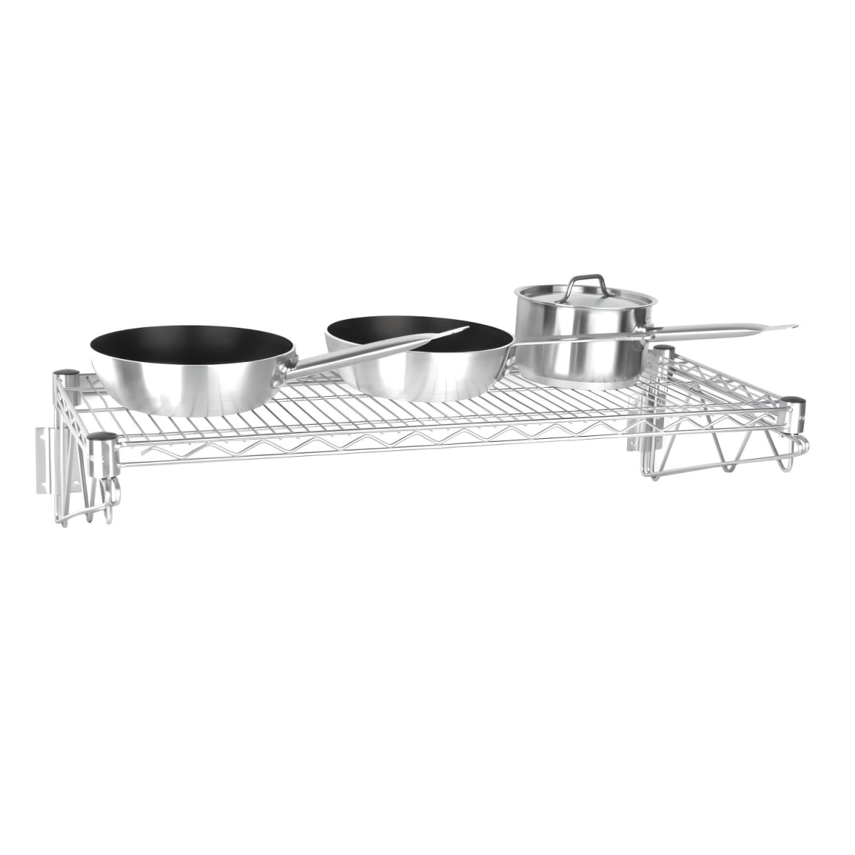 Repisa 1 bandeja 60x35 cm. Acero Cromado. Capacidad 60 kg.3