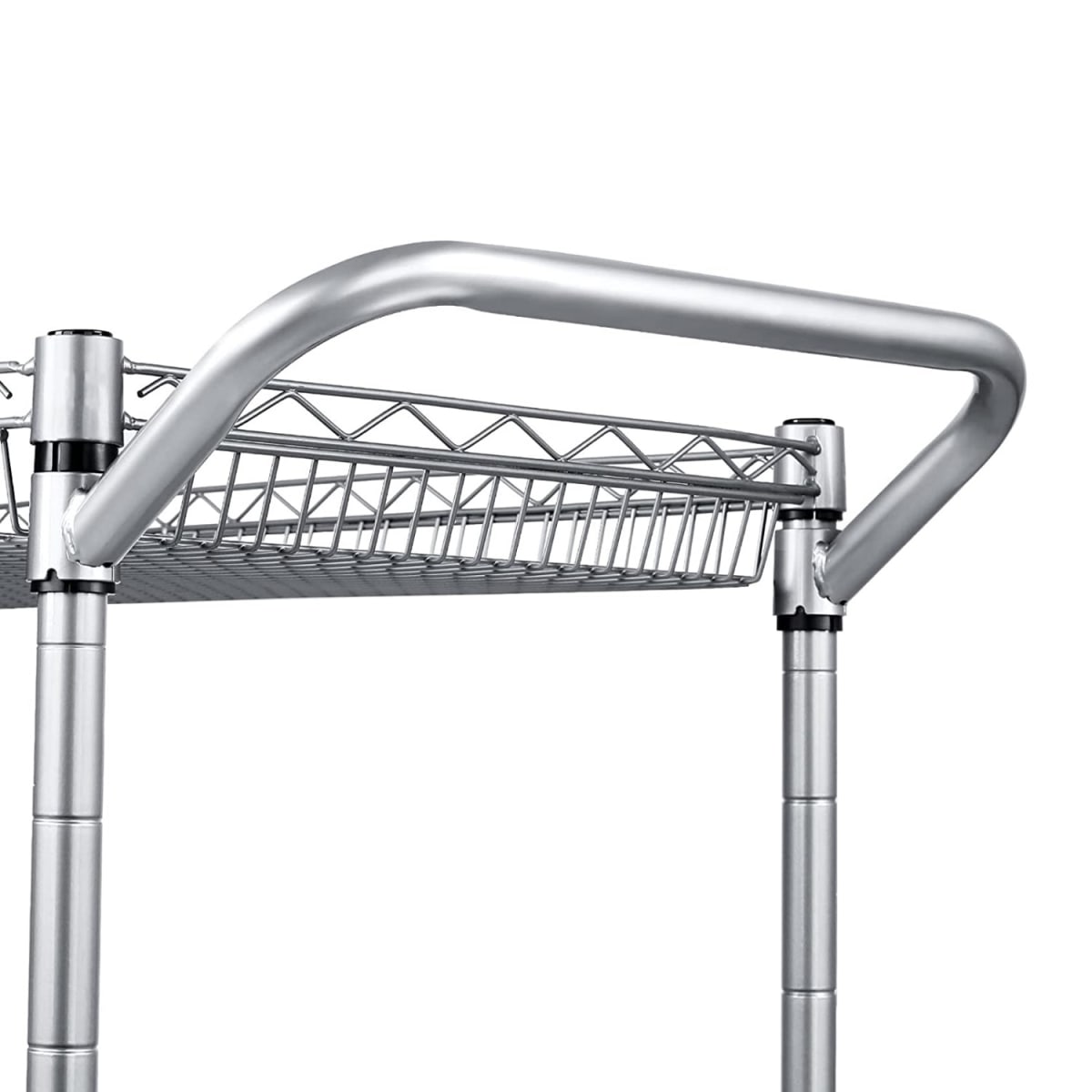 Carro Multiuso 90x45x100 cm. Acero Cromado 3 Niveles CJ-A15237