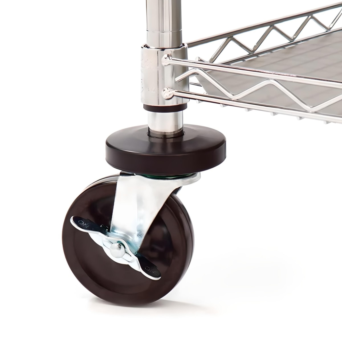 Carro Multiuso 90x45x100 cm. Acero Cromado 3 Niveles CJ-A15239