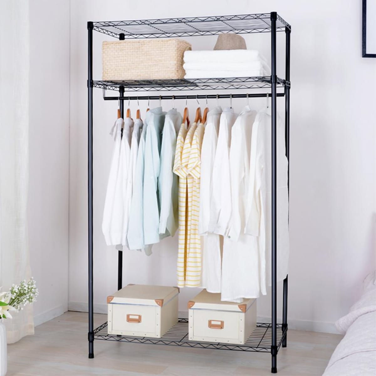 Closet abierto 90x45x180 cm Acero Pintado. Cubierta PVC6