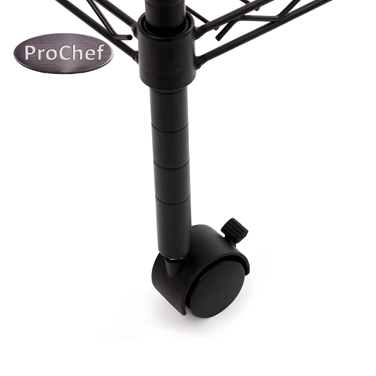 Carro Organizador 3 niveles 60x35x81 cm. Acero Negro10