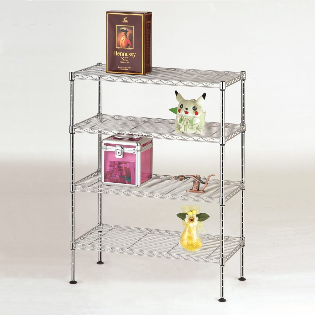 Estante 50x30x80 cm. Acero Cromado. Capacidad 160 kg.1