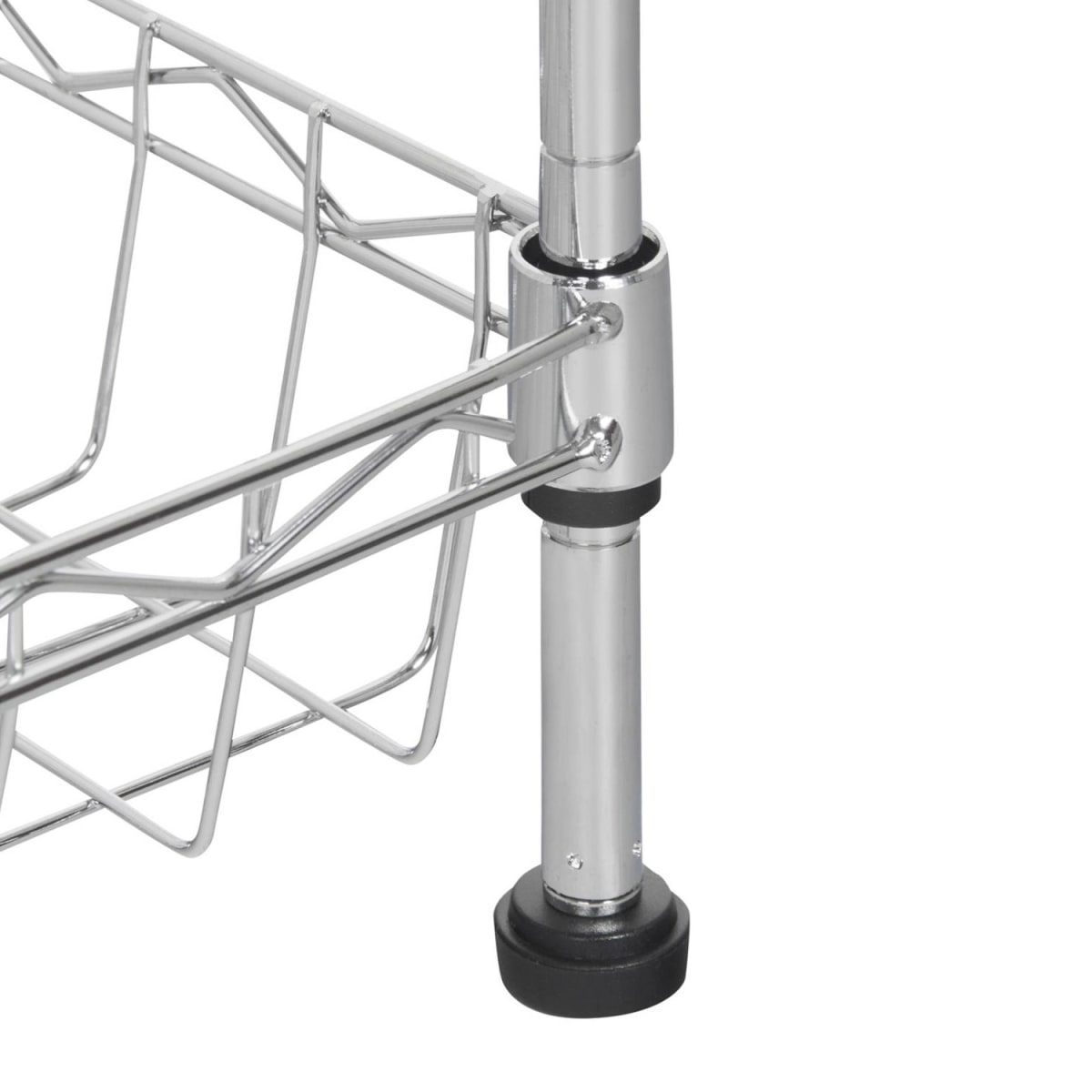 Estante 45x25x80 cm. Acero Cromado. Capacidad 120 kg.4