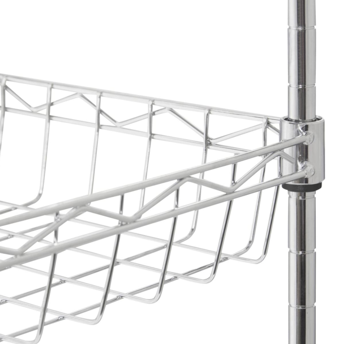 Estante 45x25x80 cm. Acero Cromado. Capacidad 120 kg.5