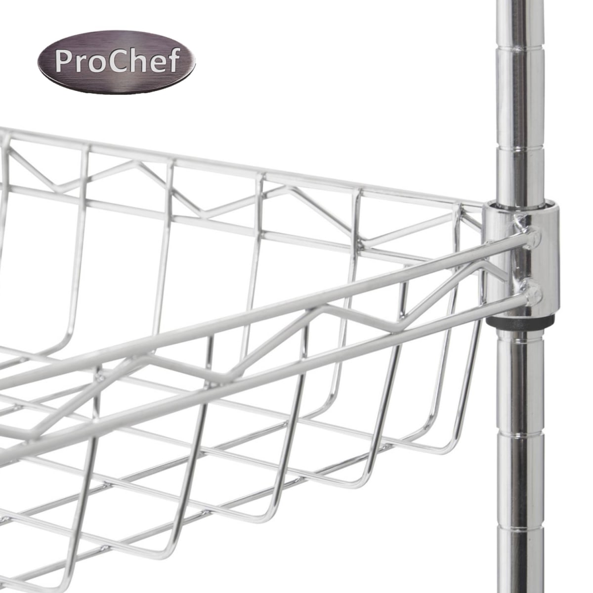 Carro Multiuso 45x35x85 cm Acero Cromado 3 Canastos. Cap. 120 kg5