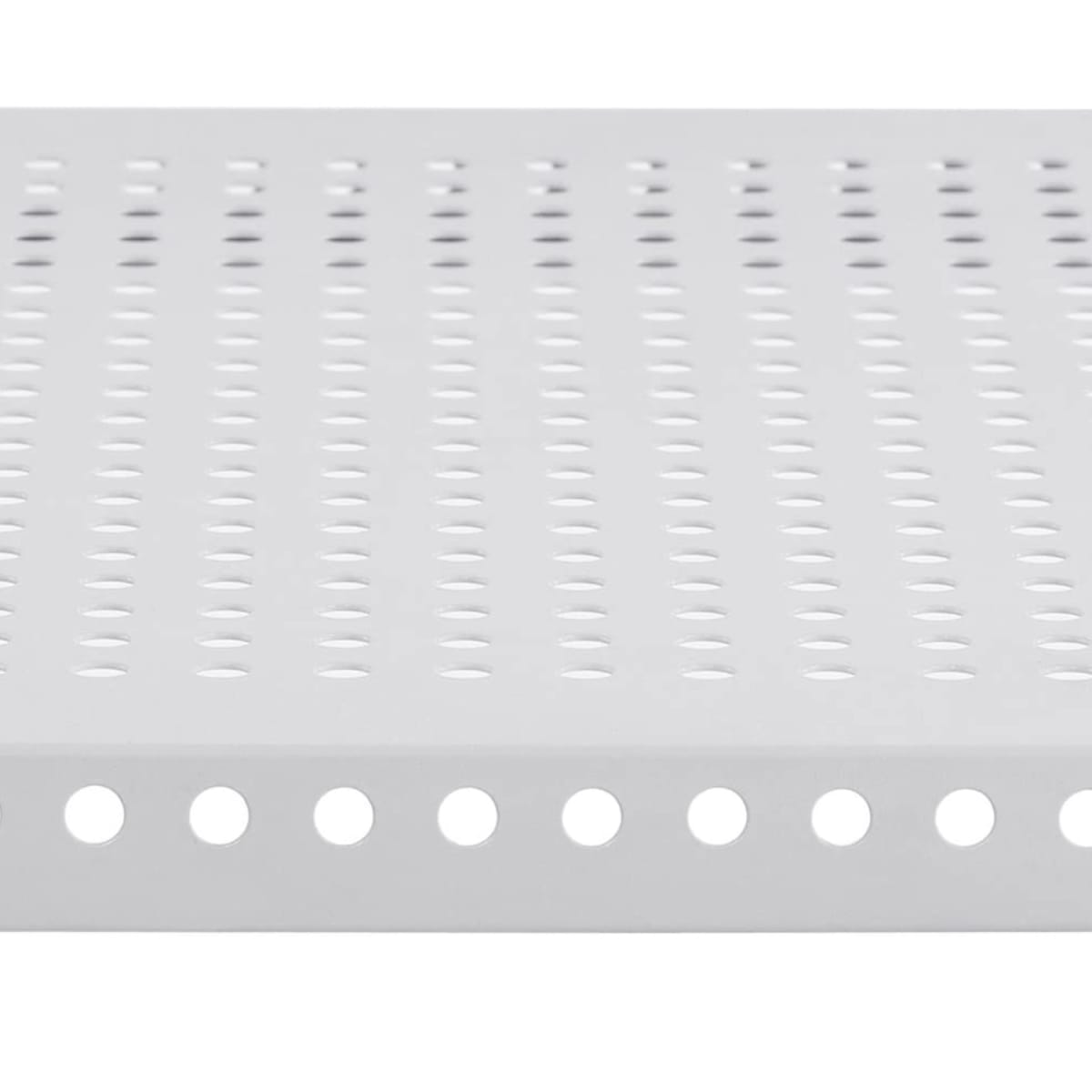 Estante Acero Perforado 4 Bandejas. Blanco 60x30x90 cm. Cap. 200 kg.4