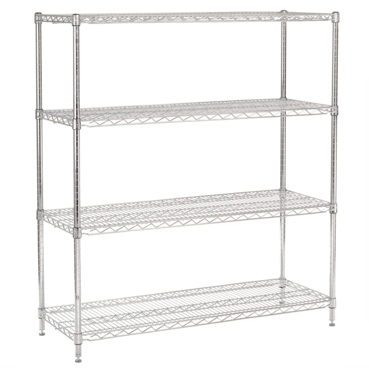 Estante 120x45x150 cm Cromado 4 Bandejas Capacidad 800 kg.2