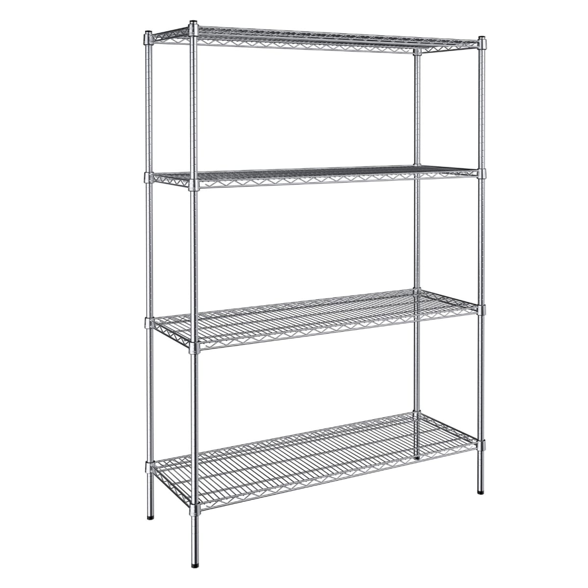 Estante 120x45x180 cm. Acero Cromado. Capacidad 480 kg.5